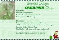 The Grinch’s Green Elixir