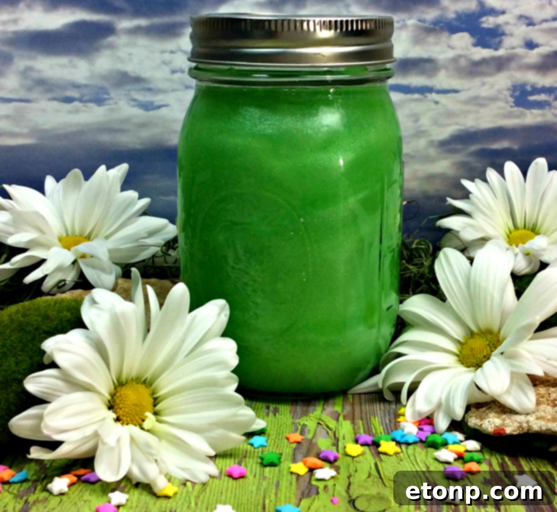 Variety of shimmering drinks for a party