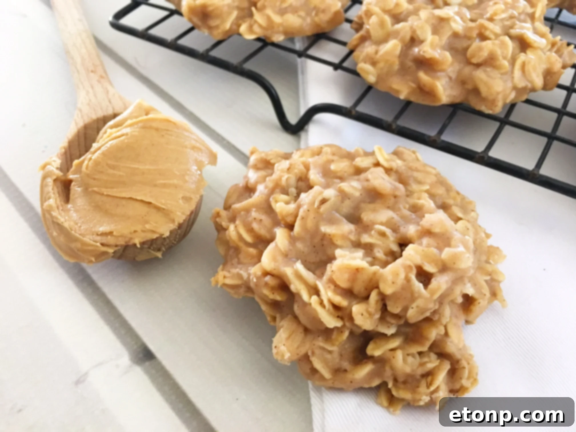 An assortment of no-bake cookies, showcasing their simple charm