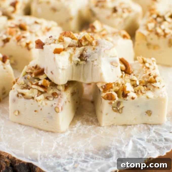 Salted Maple Nut Fudge