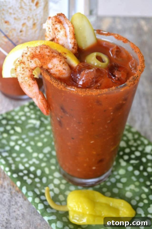 Spicy Bloody Mary Cocktail