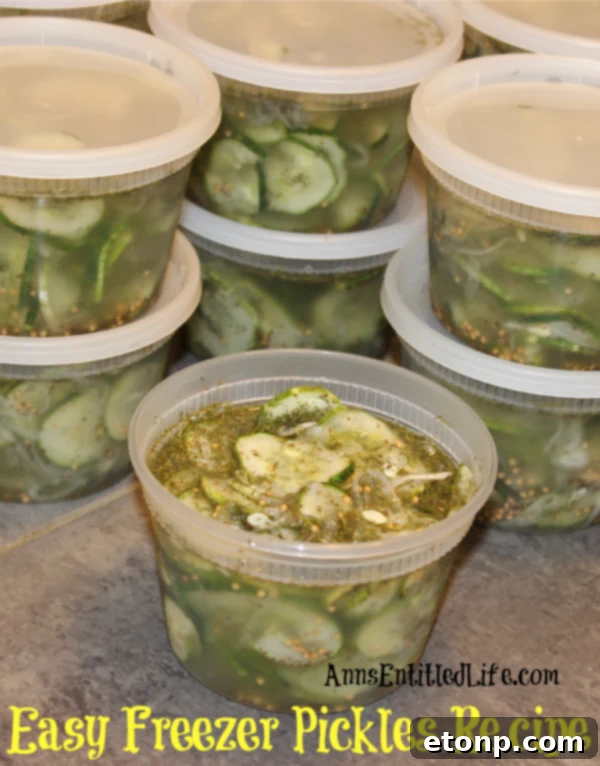 Easy Freezer Pickles