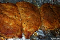 Golden Baked Parmesan Crusted Pork Chops