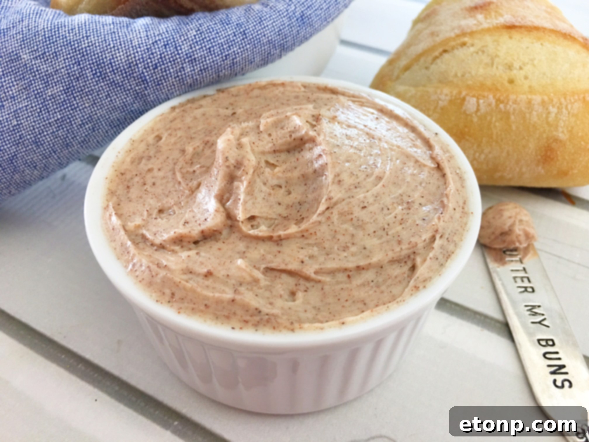 Another view of the delicious cinnamon honey butter