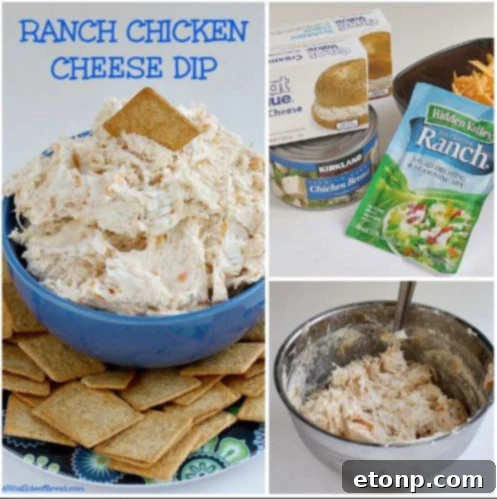 Ranch Chicken Cheese Dip