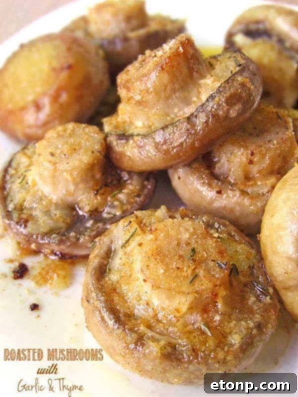 Garlic Roasted Mushrooms