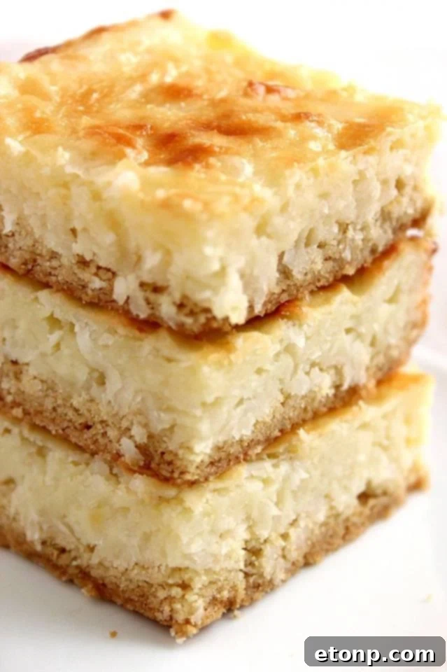 Coconut Cheesecake Bars