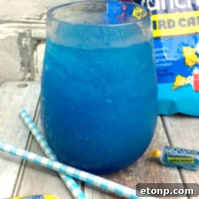 Blue Raspberry Jolly Rancher Cocktail