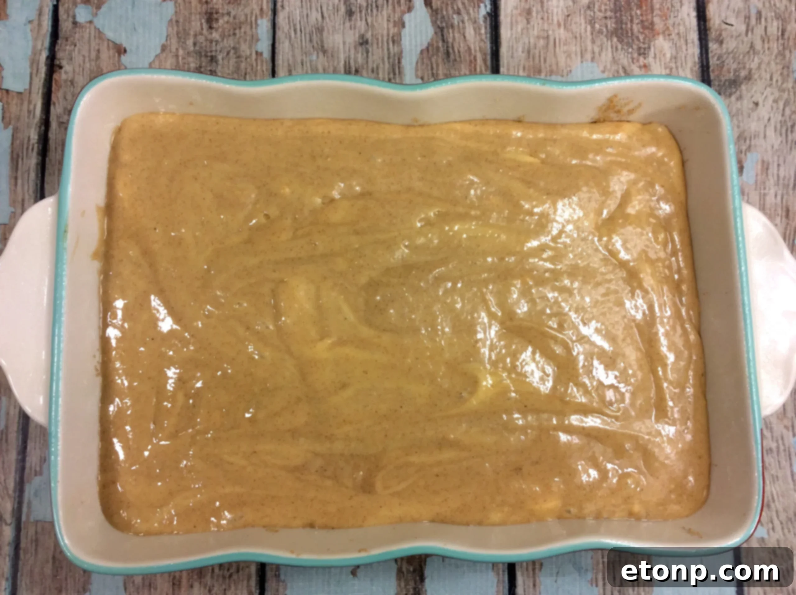 Close-up of a generous slice of Fall Preacher Cake, showcasing its ultra-moist texture
