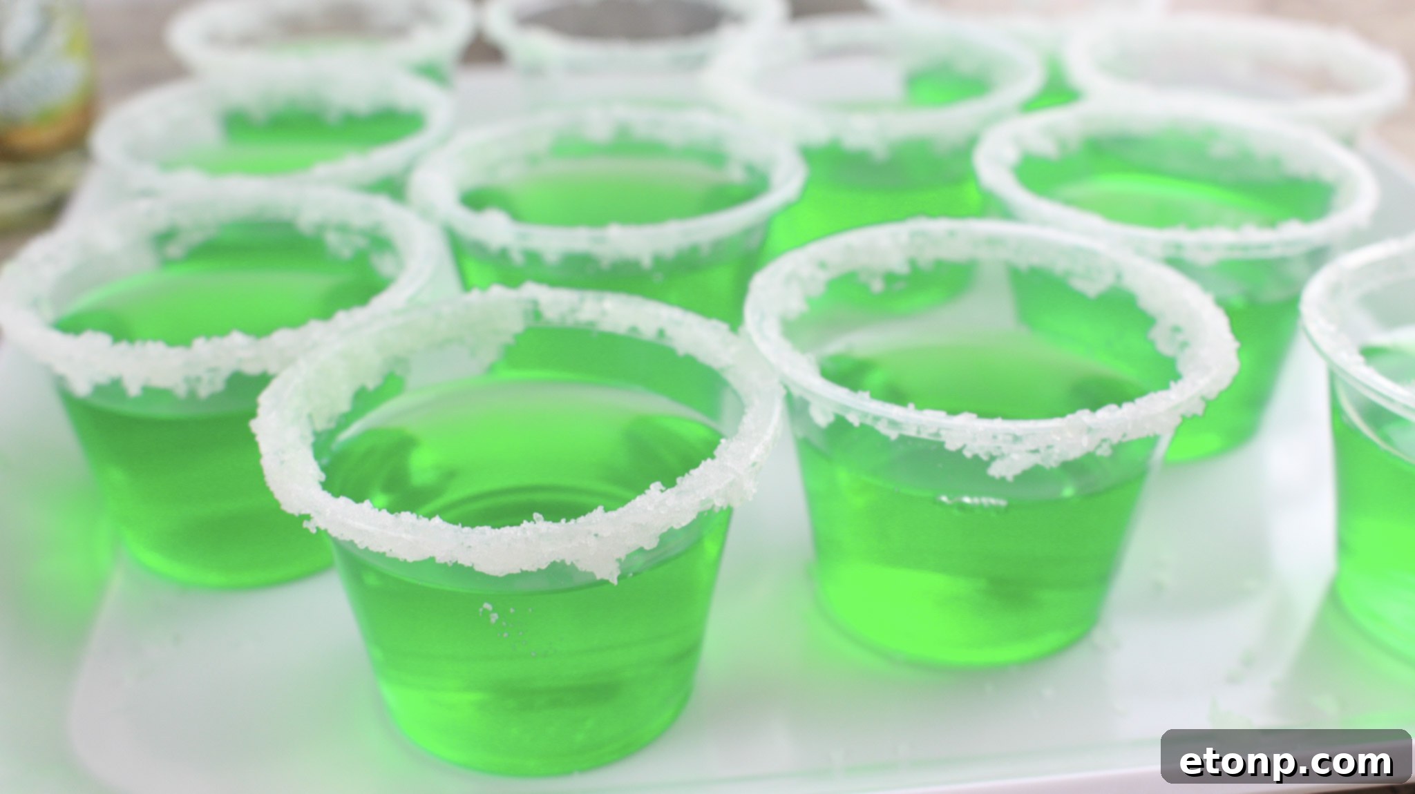 Margarita Jello Shots 11 A final shot of Margarita Jello Shots, emphasizing their allure and readiness for consumption at any joyous gathering.