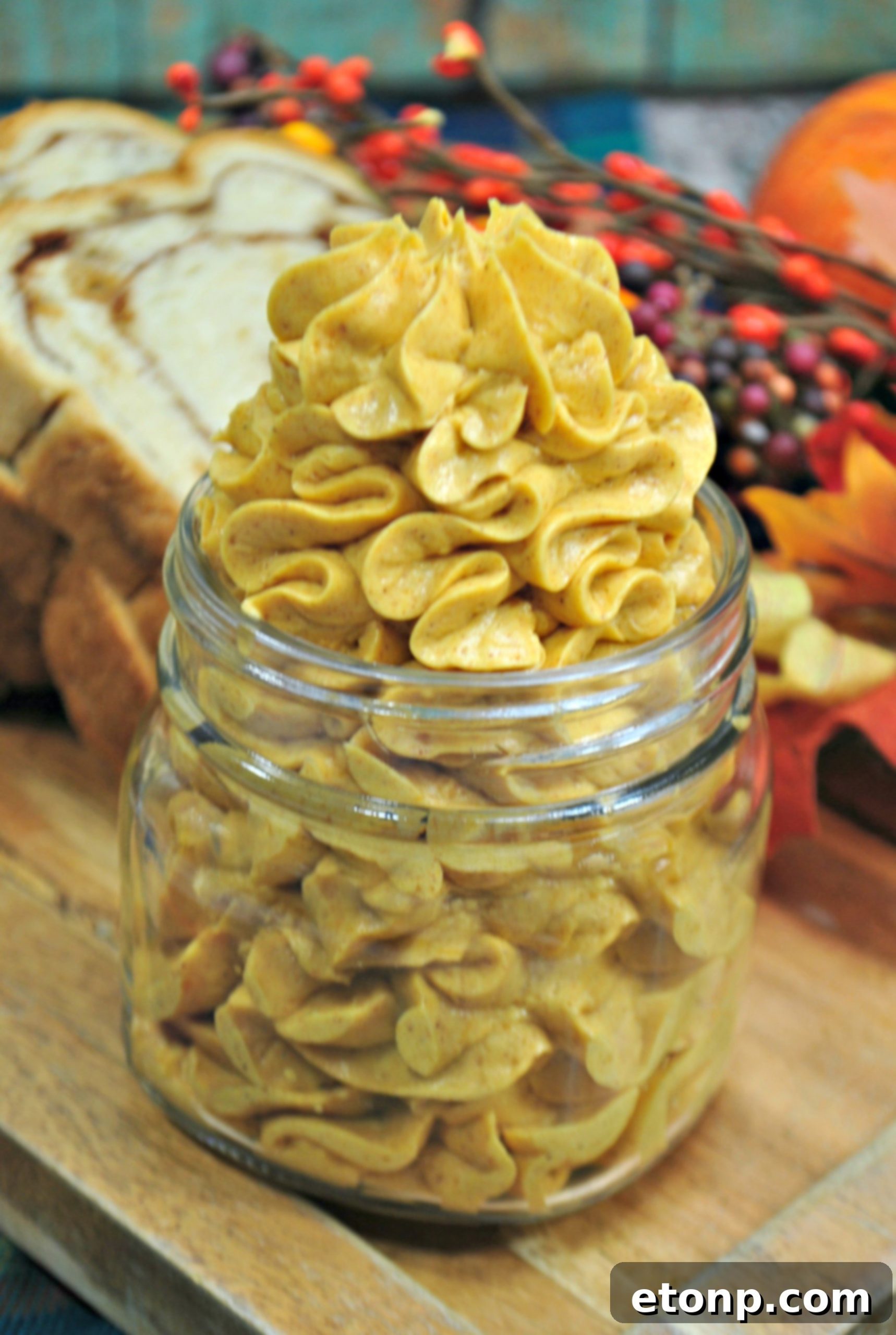 Smooth and creamy Honey Pumpkin Whipped Butter
