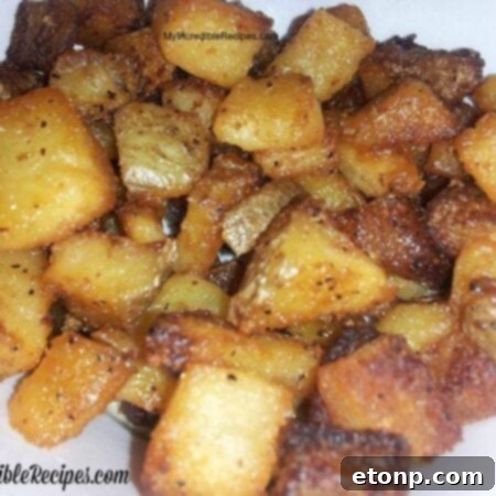 Crispy Oven Roasted Parmesan Potatoes recipe image