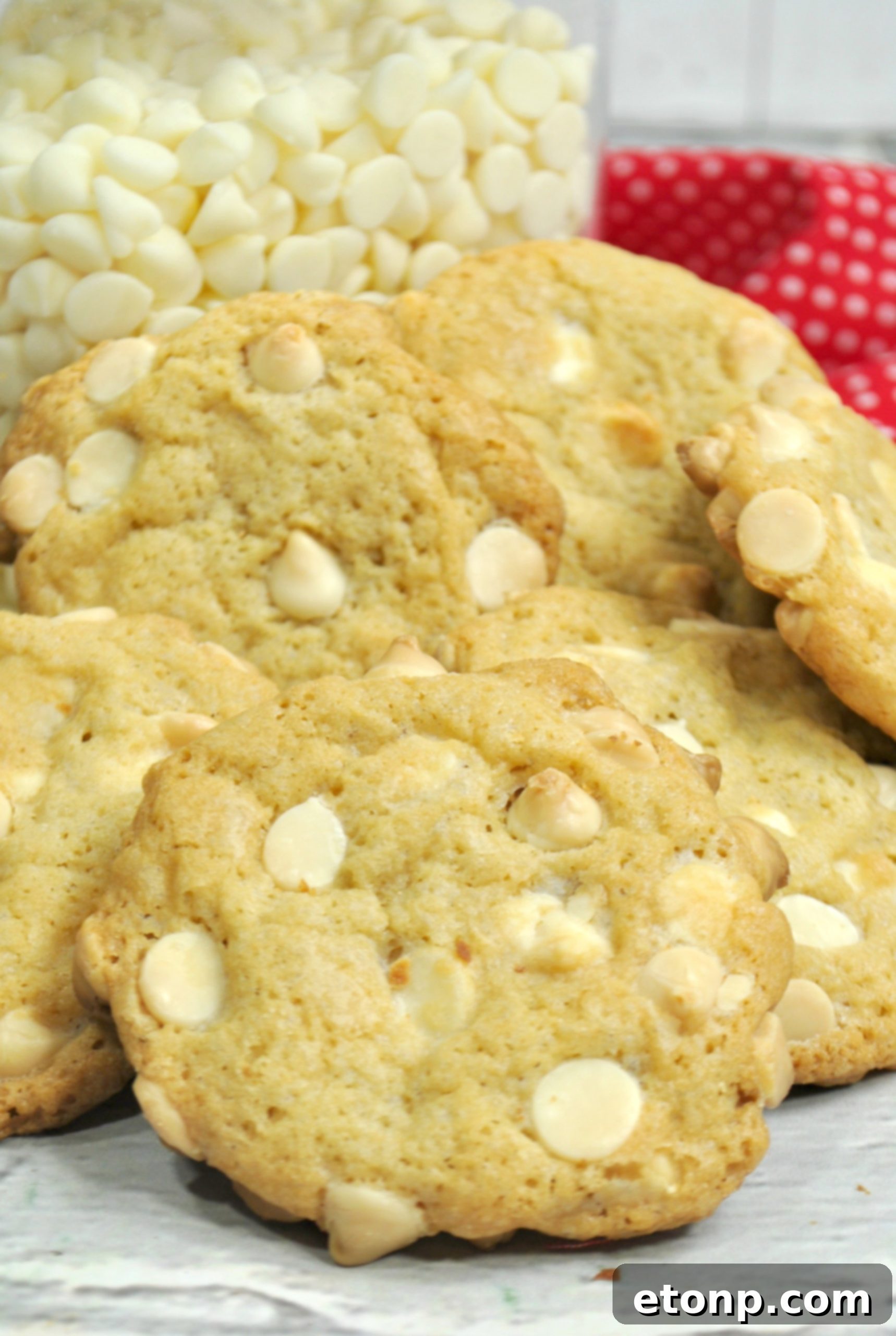 Stack of freshly baked Root Beer Float Cookies
