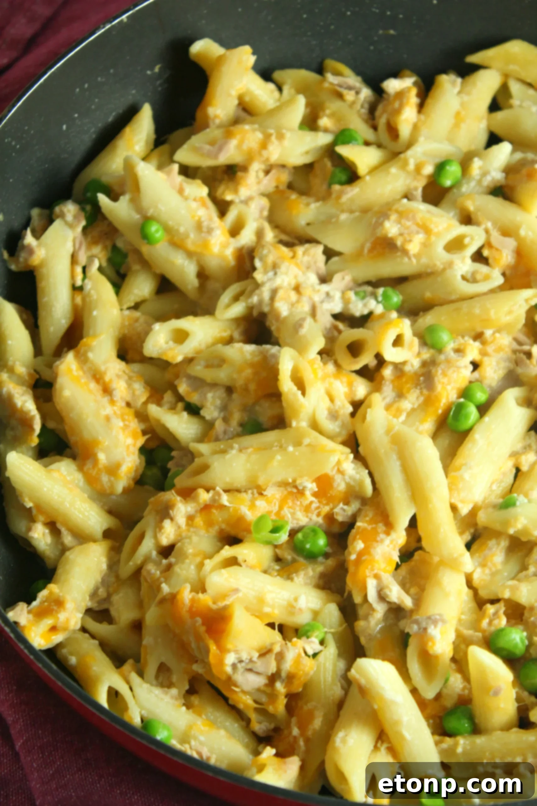 Canned albacore tuna, emphasizing the choice of tuna for the recipe