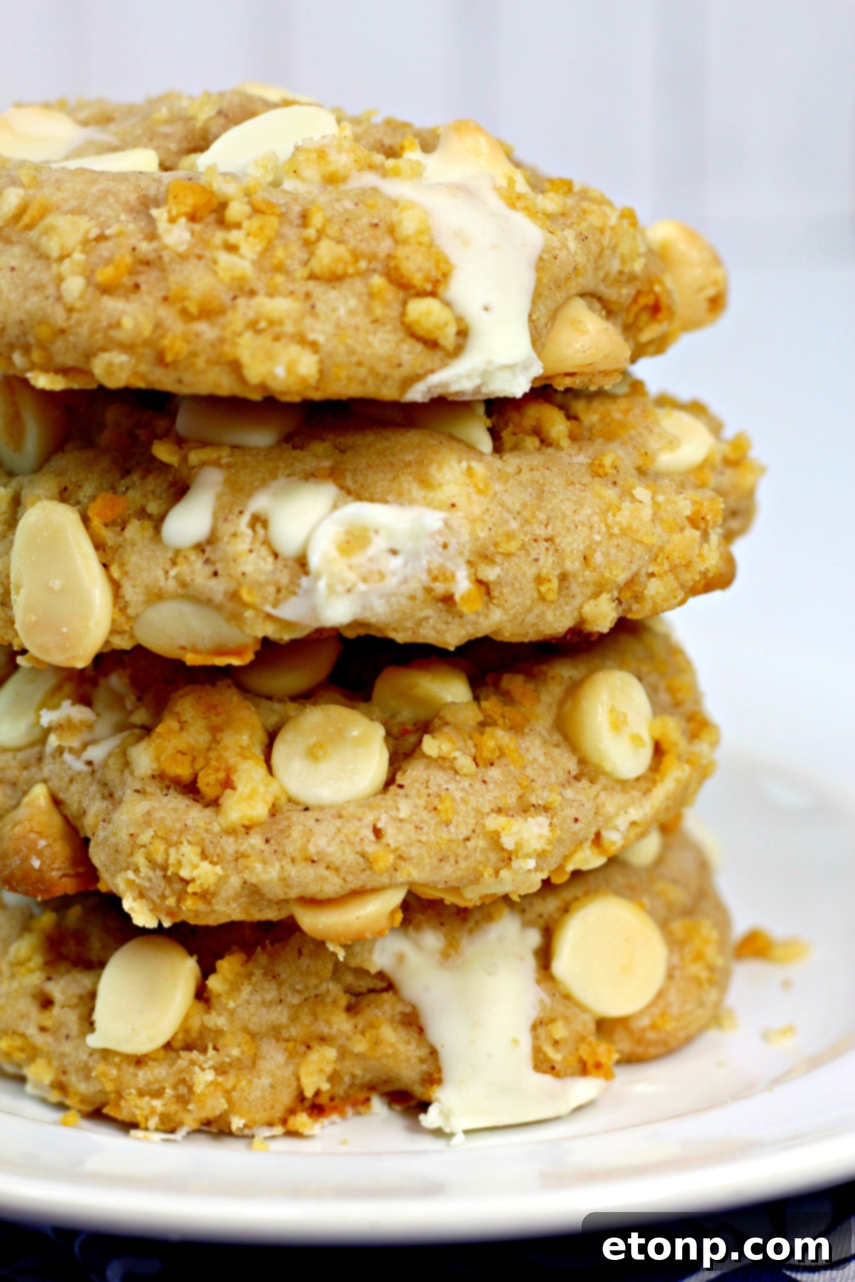 Delicious Cinnamon Roll Stuffed Cookies, freshly baked and ready to enjoy