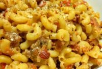 Loaded Bacon Cheeseburger Pasta