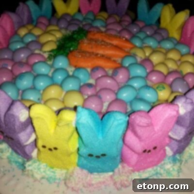 Bunny PEEP Carrot Cake
