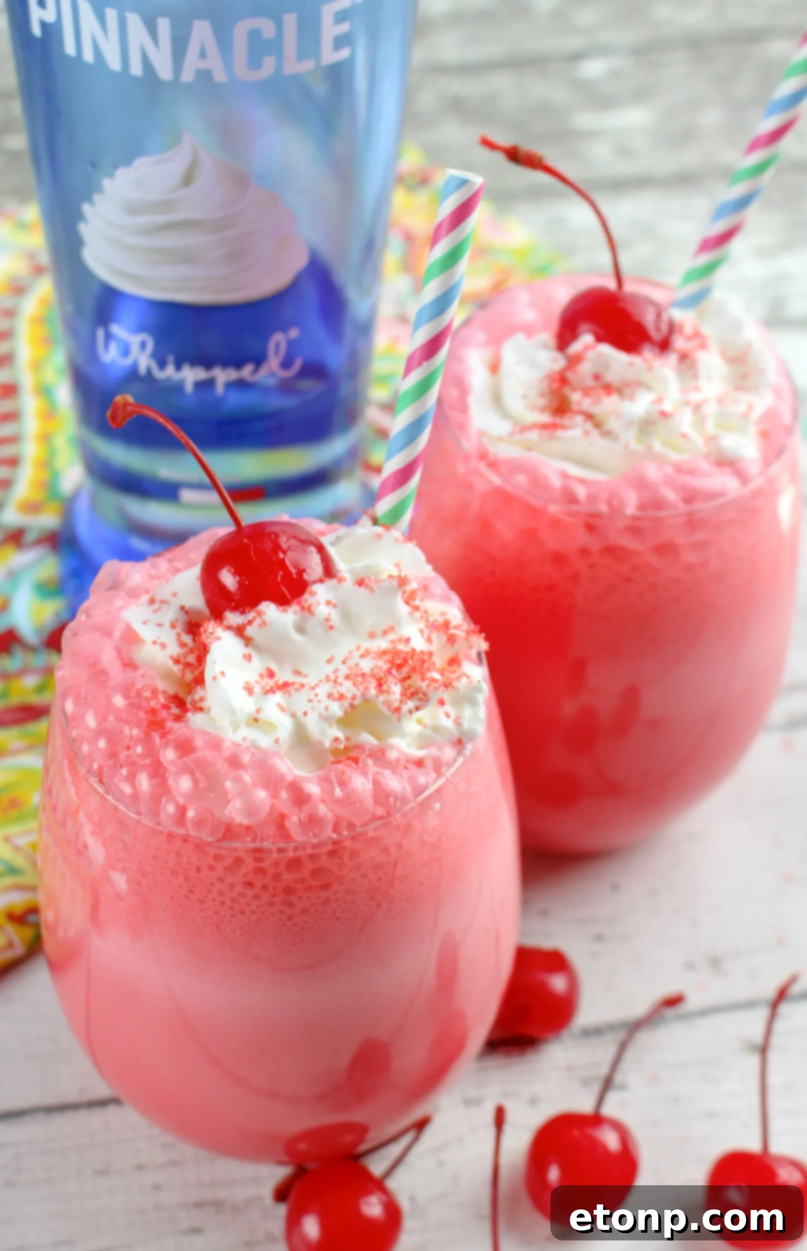 Ingredients for Boozy Italian Cherry Ice Cream Soda on a table