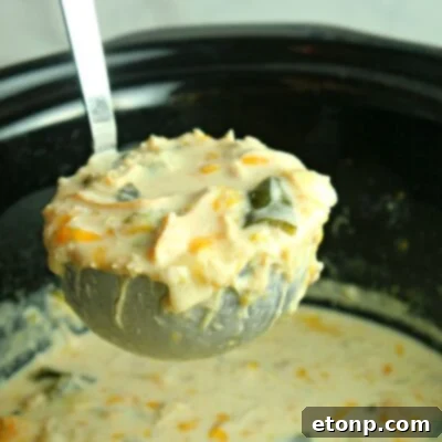 Slow Cooker Chicken Chile Relleno Soup