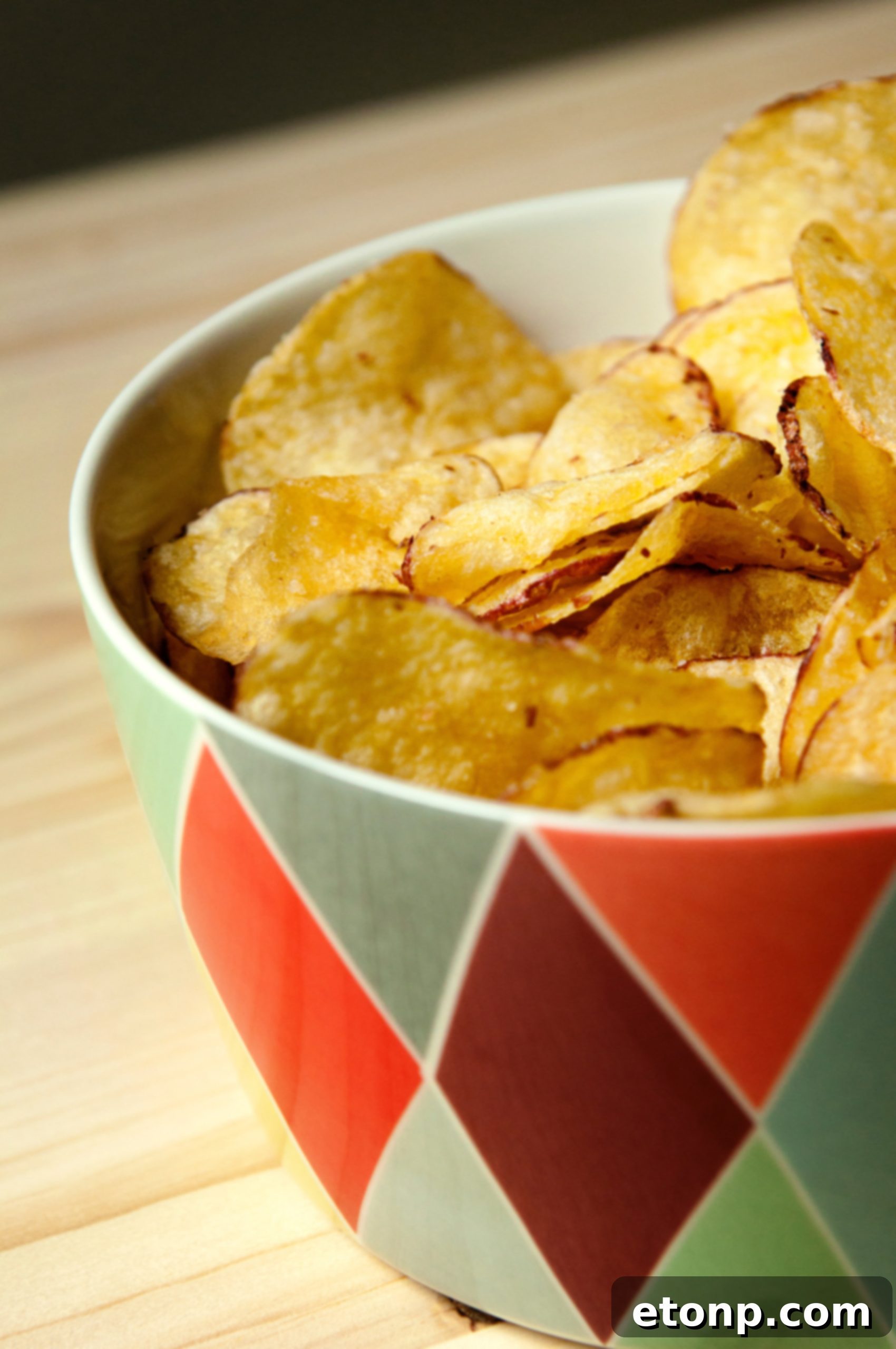 A bag of potato chips, representing the food most linked to weight gain.