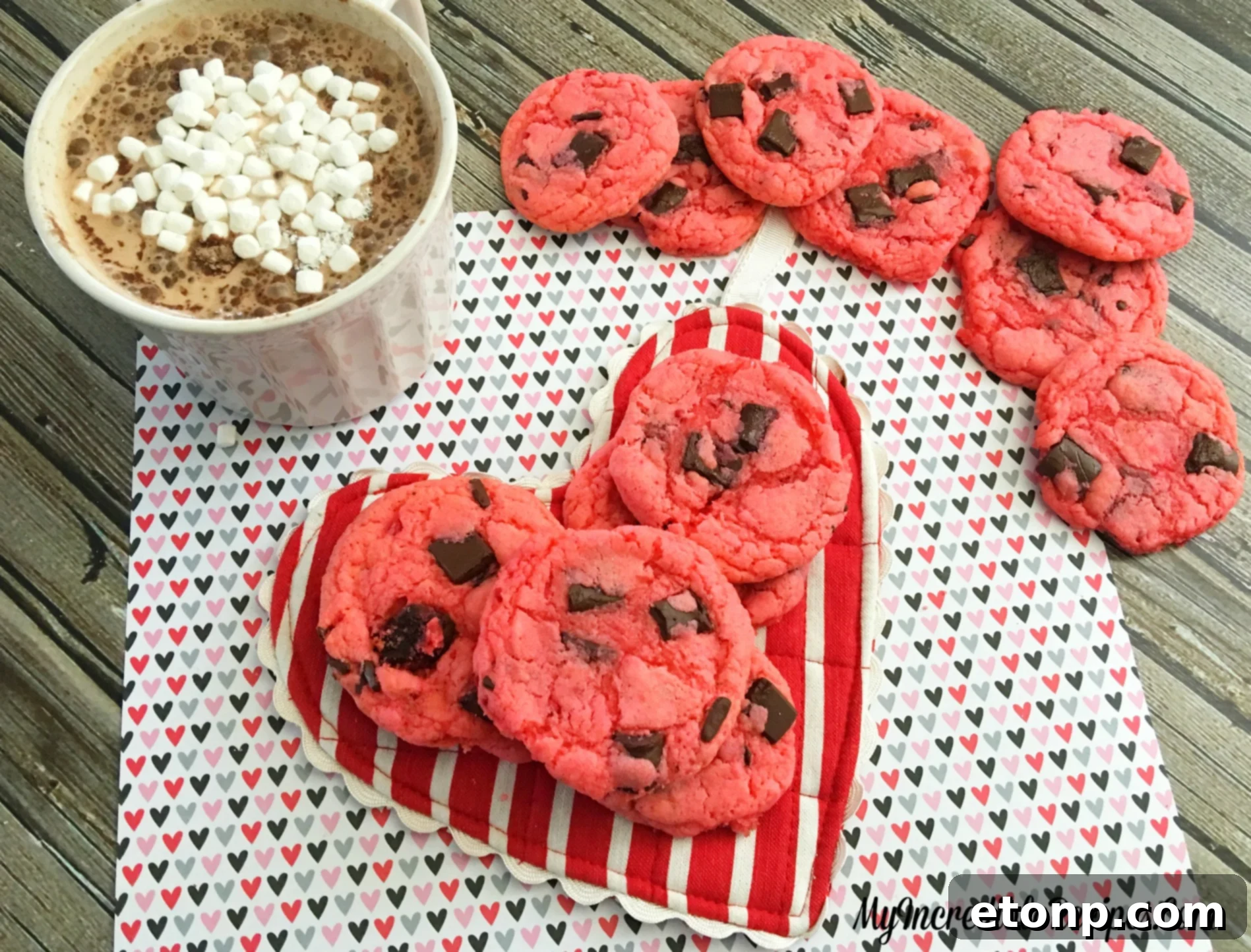 Ingredients for cake mix cookies laid out for quick preparation