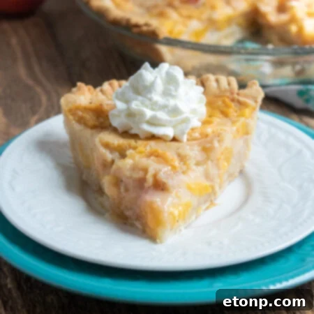 Southern Peach Pie recipe feature image