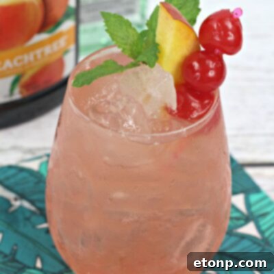 Havana Peach Nectar 7 Cuban Peach Cocktail