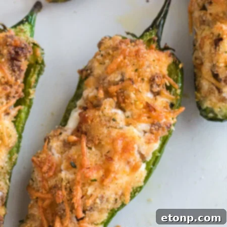 Air Fryer Jalapeno Poppers, golden and delicious