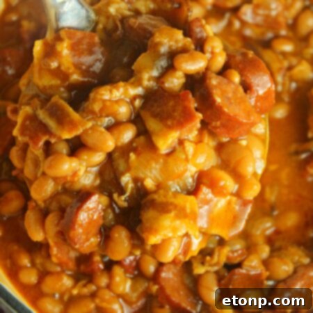 Ultimate Baked Beans with Smoked Sausage - Hero Shot