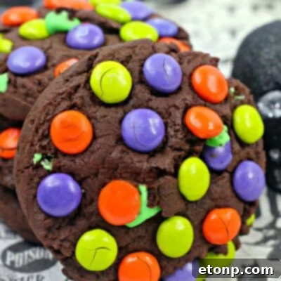 Monster Mash Chocolate Cookies