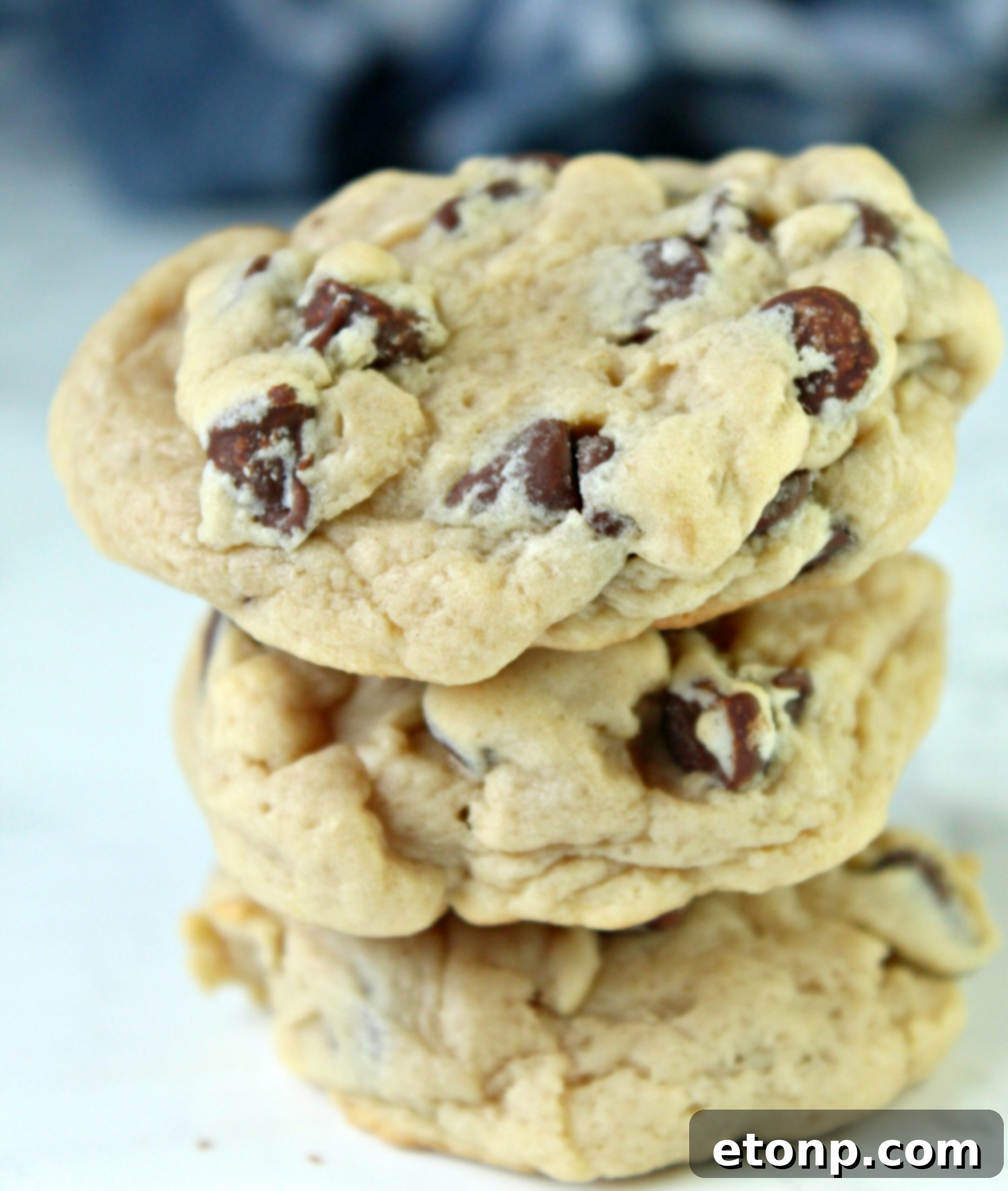 Creamy Dream Chocolate Chip Cookies 4 A festive holiday cookie platter featuring Soft Batch Cream Cheese Chocolate Chip Cookies, artfully arranged for sharing during special occasions.