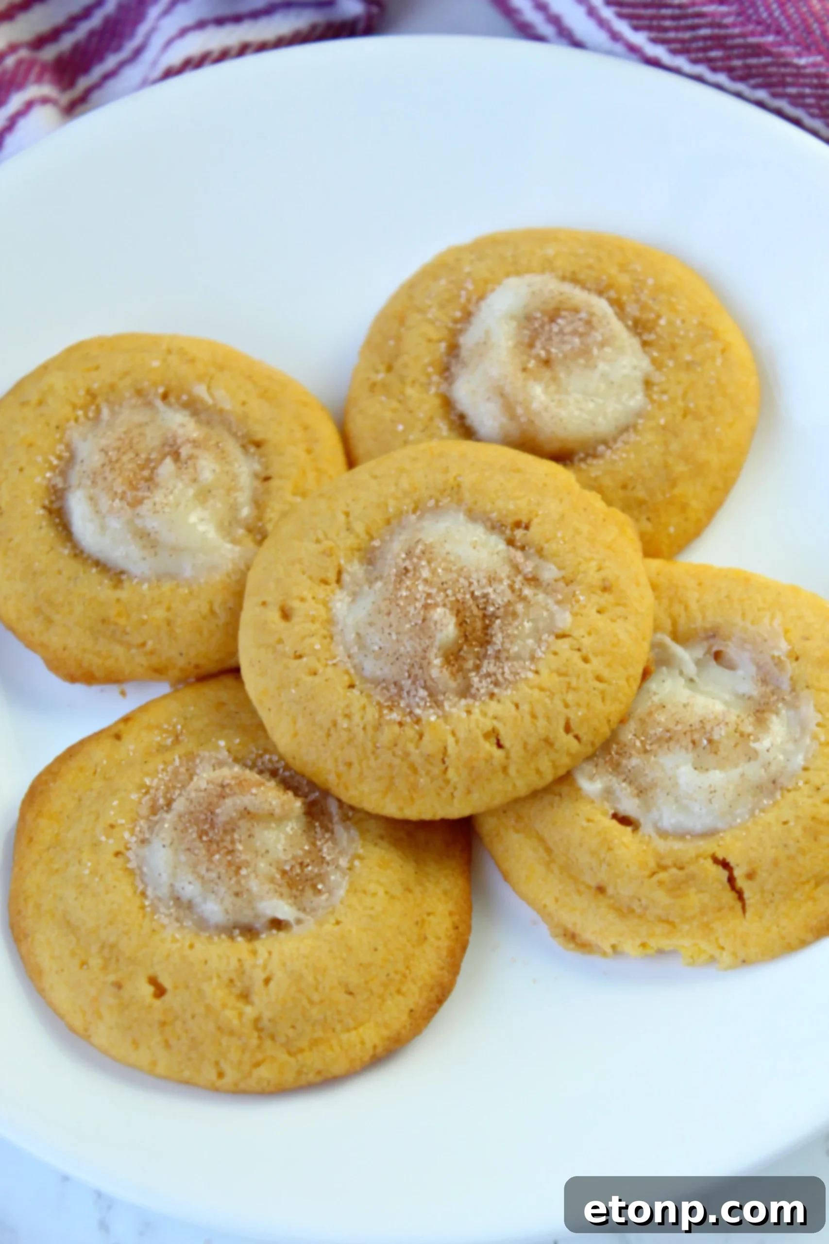 Pure canned pumpkin puree, essential ingredient for pumpkin cheesecake thumbprint cookies