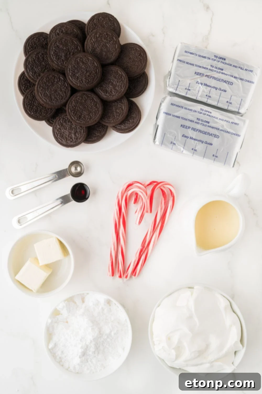 Peppermint Dream Cheesecake: A Festive No-Bake Delight 6 Ingredients for No Bake Peppermint Cheesecake