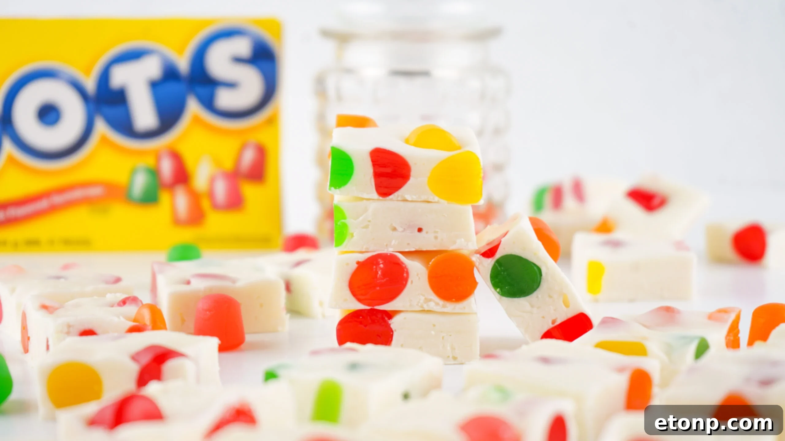 Holiday Gumdrop Nougat: A Nostalgic Christmas Treat 15 Close up shot of the Christmas Gumdrop Nougat Candy