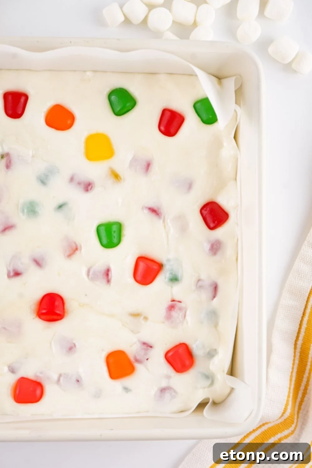 Holiday Gumdrop Nougat: A Nostalgic Christmas Treat 9 Nougat topped with gumdrops