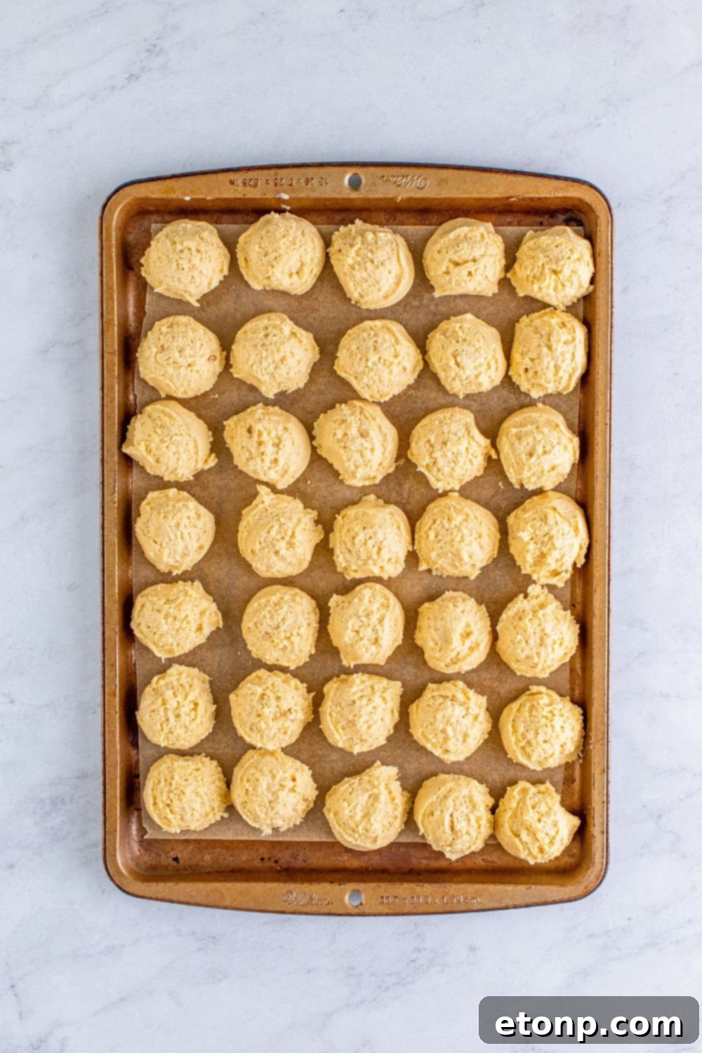 Soft Frosted Eggnog Cookies (Bakery Style Holiday Cookies) Delectable Holiday Eggnog Delights 11 Eggnog cookie dough balls
