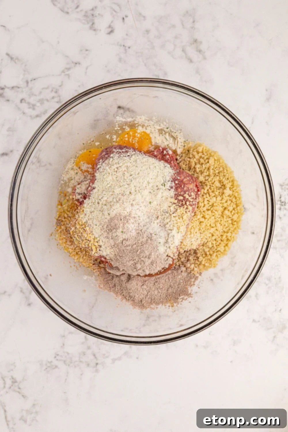 Ground beef with seasonings