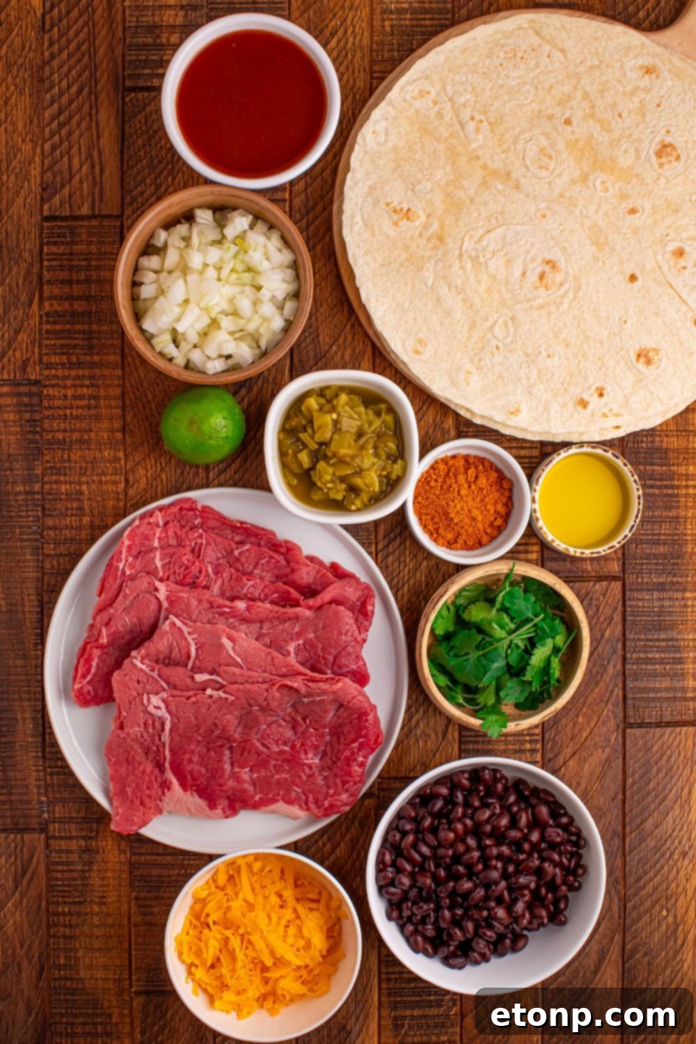 Beefy Enchiladas: A Fiesta of Flavor 5 Ingredients for Steak Enchiladas
