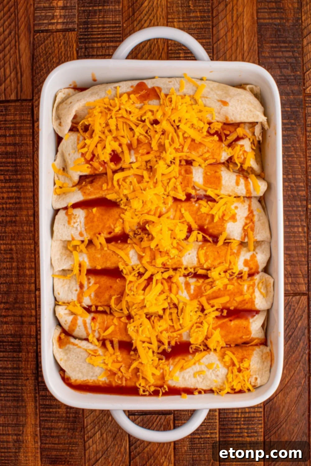 Beefy Enchiladas: A Fiesta of Flavor 9 Assembling Steak Enchiladas